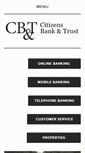 Mobile Screenshot of citizensbanktrenton.com