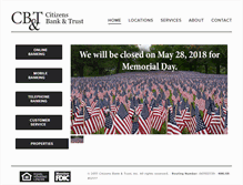 Tablet Screenshot of citizensbanktrenton.com